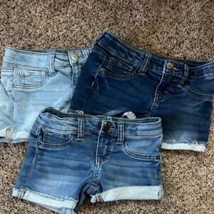 Stylish Denim little girls Shorts - Blue Collection